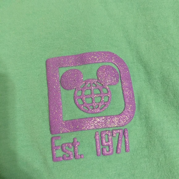 EUC! Walt Disney World Spirit Jersey Blue And Purple Ariel Theme Adult XL - Picture 10 of 13